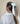 White Mulberry Silk Bow - Medium