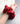 Christmas Red Mulberry Silk Hair Scrunchie - Large