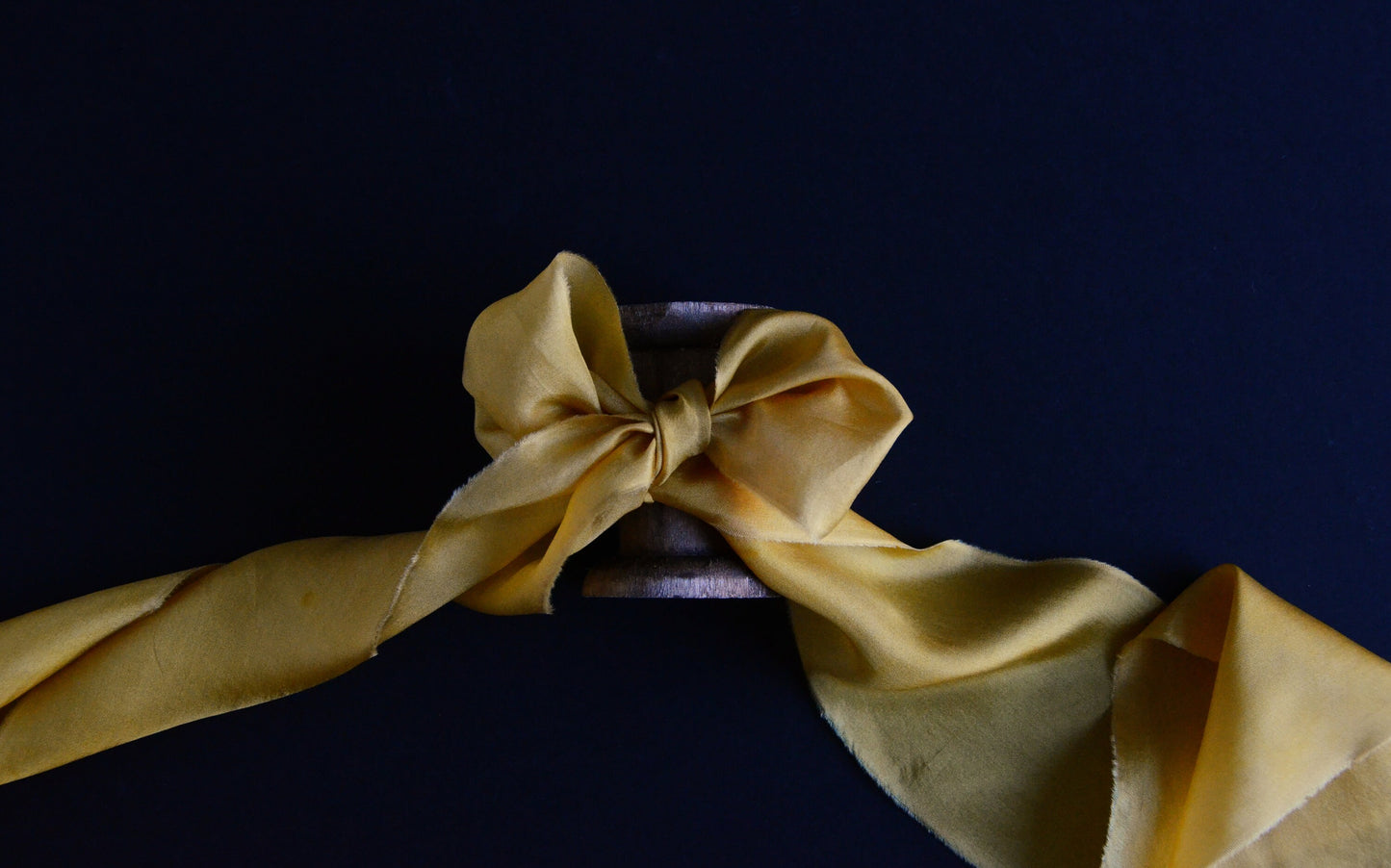 Gold/Golden Maple Silk Ribbon - 1.8m length